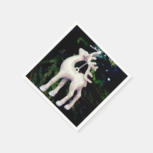 Silver Deer Serviette (Ecke)