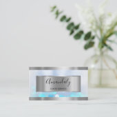 Silver des beruflichen Gold QR-Logos Visitenkarte (Stehend Vorderseite)