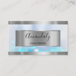 Silver des beruflichen Gold QR-Logos Visitenkarte