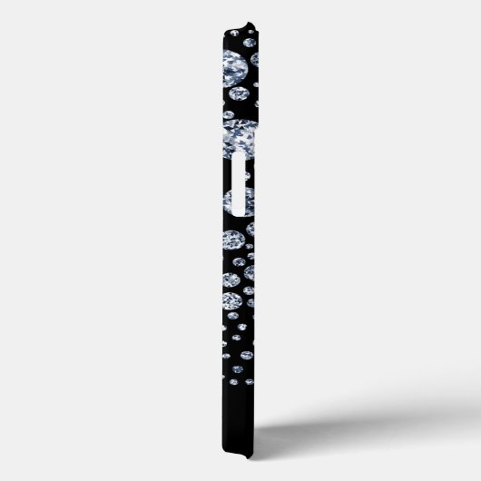 Silver Diamond Glitzer Bling Kristall Case-Mate iPhone Hülle (Rückseite / Rechts)