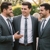 Silver Diamond Glitzer Bling Kristall Krawatte