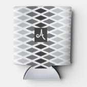 Silver Diamond Ombre Monogram Dosenkühler (Vorderseite)