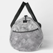 SILVER DIAMOND TEXTURE SIEHT AUS DUFFLE BAG (Rechts)