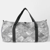SILVER DIAMOND TEXTURE SIEHT AUS DUFFLE BAG (Rückseite)