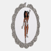 Silver & Diamonds Dancer Ornament Card A (Rechts)