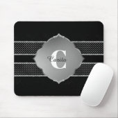 Silver Diamonds Monogram Mousepad (Mit Mouse)