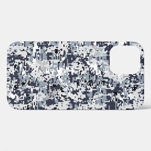 Silver Digital Camouflage Dekoration im urbanen St Case-Mate iPhone Hülle (Rückseite (Horizontal))