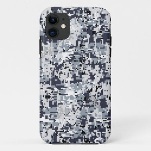 Silver Digital Camouflage Dekoration im urbanen St Case-Mate iPhone Hülle