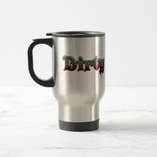 Silver Dirty Habits Travel Mug Reisebecher (Links)