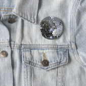 Silver Disco Ball Button (Beispiel)