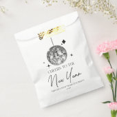 Silver Disco Ball Cheers Silvester Party Geschenktütchen (Versiegelt)