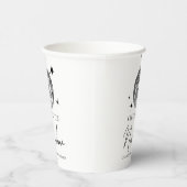 Silver Disco Ball Cheers Silvester Party Pappbecher (Rechts)