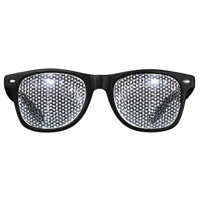 Silver Disco Ball Dance Gastgeschenke Retro 70er Partybrille (Vorderseite)