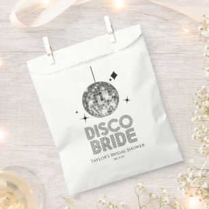 Silver Disco Ball Disco Bridge Brautparty Geschenktütchen