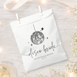 Silver Disco Ball Disco Bridge Brautparty Geschenktütchen