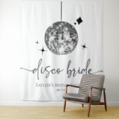 Silver Disco Ball Disco Bridge Brautparty Wandteppich (Beispiel)