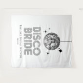 Silver Disco Ball Disco Bridge Brautparty Wandteppich (Vorderseite (Horizontal))