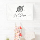 Silver Disco Ball Last Disco Junggeselinnen-Abschi Banner (Insitu)