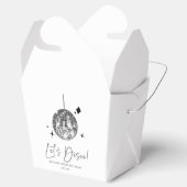 Silver Disco Ball Let's Disco Geburtstagsparty Geschenkschachtel (Geöffnet)