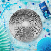 Silver Disco Ball Party Glamour Pappteller (Party)