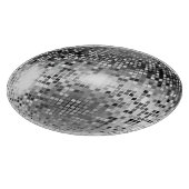 Silver Disco Ball Party Glamour Schneidebrett (Ecke)