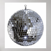 Silver Disco Ball Poster (Vorne)