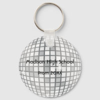 Silver Disco Ball Prom Formal Gefallen