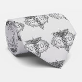 Silver Doctor Caduceus individuelle Name Krawatte (Gerollt)