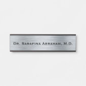 Silver Doctor Doctor's Türschild Plate (Vorderseite )