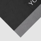 Silver Dog Paw auf schwarzem Hintergrund Seidenpapier (Detail)