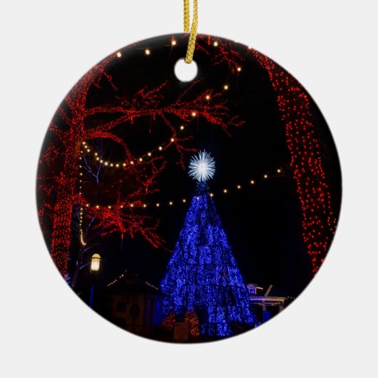 Silver Dollar City Weihnachten Keramik Ornament (Vorne)