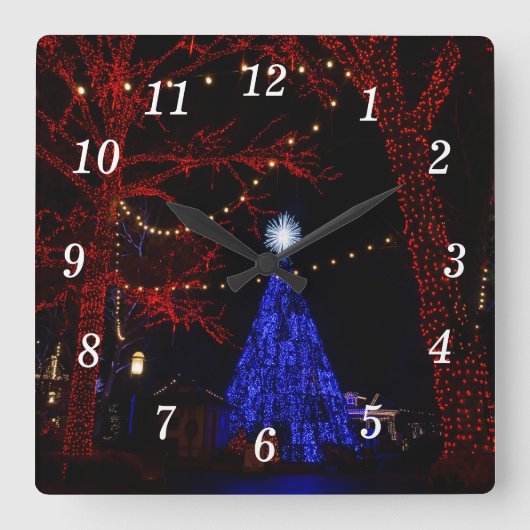 Silver Dollar City Weihnachtsmauer Uhr (Vorderseite)