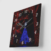 Silver Dollar City Weihnachtsmauer Uhr (Winkel)