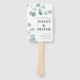 Silver Dollar Eukalyptus Vielen Dank für Ihre Hoch Fächer