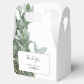 Silver Dollar Eukalyptus Wedding Geschenkschachtel (Geöffnet)