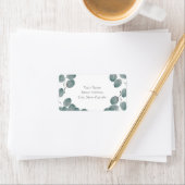 Silver Dollar Eukalyptus Wreath Adressaufkleber (Insitu)