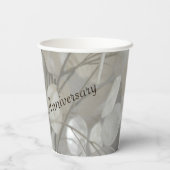 Silver Dollar Lunaria 25 Jahre Elegant Pappbecher (Rückseite)