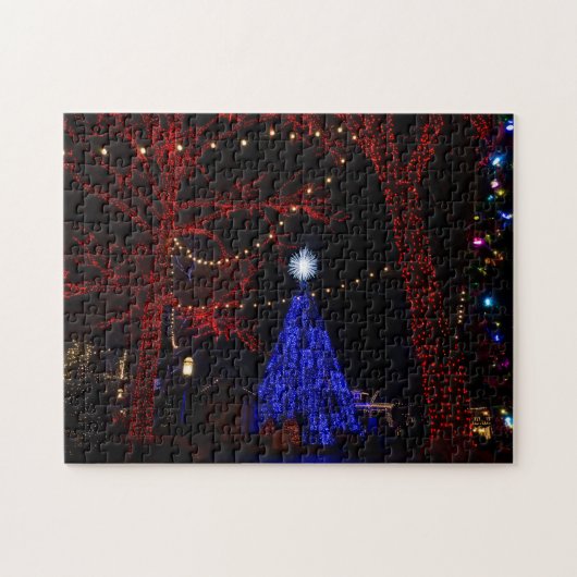 Silver Dollar Weihnachten in der Stadt Puzzle (Horizontal)