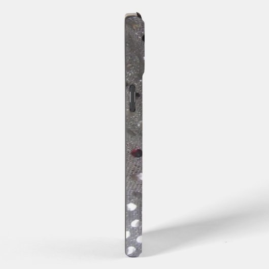 Silver Dots Phone Case (Rückseite / Rechts)