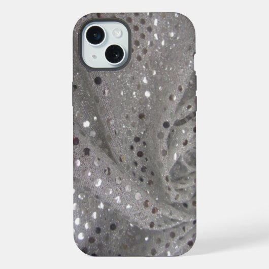 Silver Dots Phone Case iPhone Hülle (Rückseite)