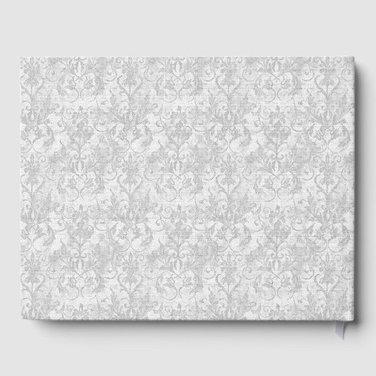 Silver Double Foto Diamond Jubiläum Gästebuch (Rückseite)