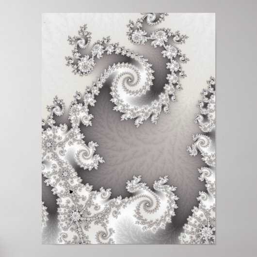 Silver Double Spiral Poster (Vorne)
