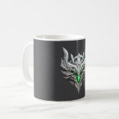 Silver Dragon Emblem Kaffeetasse (Vorderseite Links)