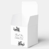 Silver Dragon Gastgeschenk Hochzeit Boxes Geschenkschachtel (Geöffnet)