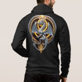 Silver Dragon Mystical Stärke Silver Grace Hoodie (Rückseite)