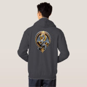 Silver Dragon Mystical Stärke Silver Grace Hoodie (Schwarz voll)