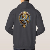 Silver Dragon Mystical Stärke Silver Grace Hoodie (Rückseite)