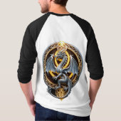 Silver Dragon Mystical Stärke Silver Grace T-Shirt (Rückseite)