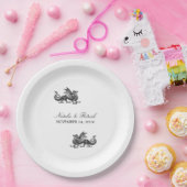 Silver Dragon Wedding Paper Teller (Party)