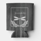 Silver Dragonfly Rustic Can Cooler Dosenkühler (Vorderseite)